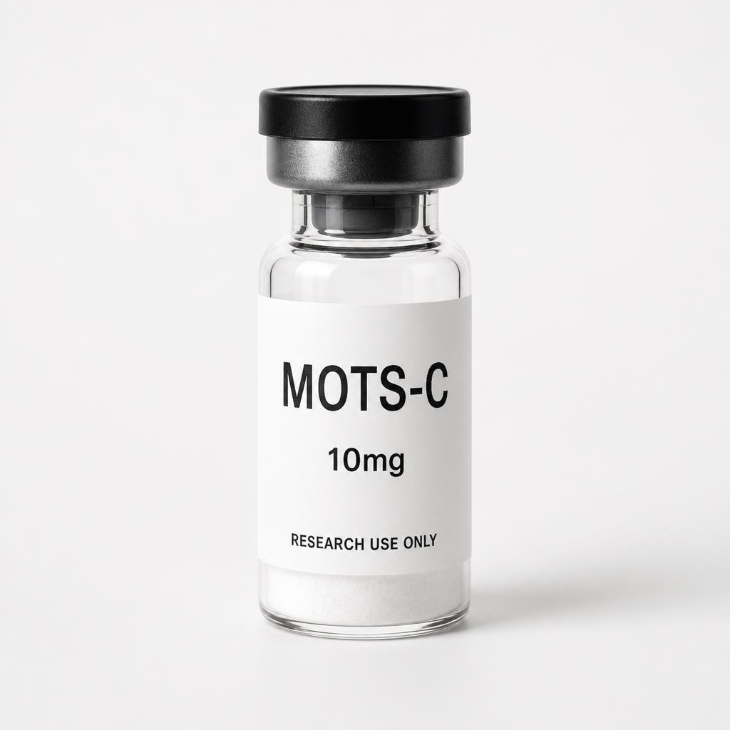 MOTS-c 10mg research vial visualisation